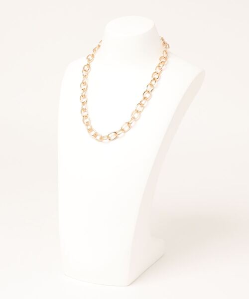 RASVOA（ラスボア）の「バブリーチェーンネックレス（ネックレス・レディース・ゴールド・FREE）」の2枚目の写真