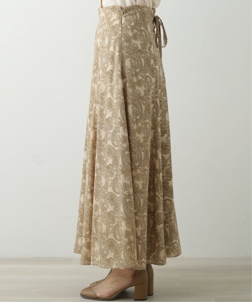 RAY CASSIN（レイカズン）の「バックレースアップペイズリースカート（スカート・レディース・ベージュ/キナリ/ブルー・FREE）」の10枚目の写真