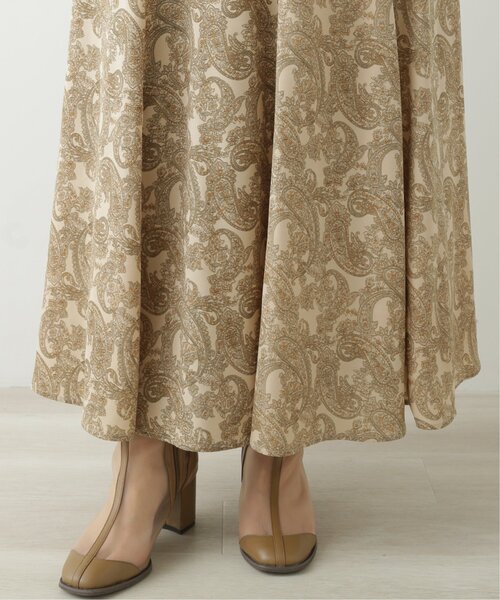 RAY CASSIN（レイカズン）の「バックレースアップペイズリースカート（スカート・レディース・ベージュ/キナリ/ブルー・FREE）」の16枚目の写真