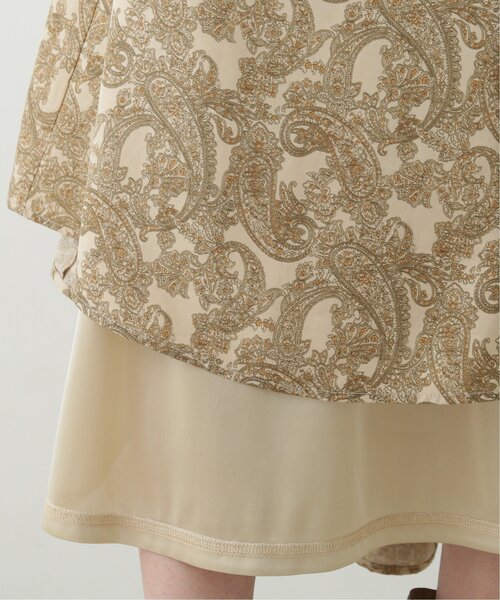 RAY CASSIN（レイカズン）の「バックレースアップペイズリースカート（スカート・レディース・ベージュ/キナリ/ブルー・FREE）」の22枚目の写真