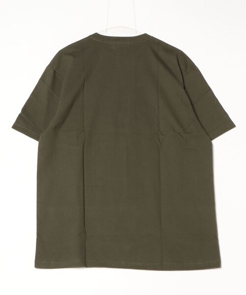 DOUBLE STEAL(ダブルスティール)の「Fontrend LOGO Heavy 半袖Tシャツ(Tシャツ/カットソー・メンズ・ホワイト/ブラック/アーミー・MEDIUM/LARGE/X-LARGE/XX-LARGE)」の5枚目の写真