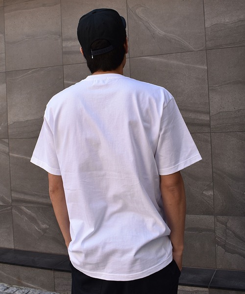 DOUBLE STEAL(ダブルスティール)の「Fontrend LOGO Heavy 半袖Tシャツ(Tシャツ/カットソー・メンズ・ホワイト/ブラック/アーミー・MEDIUM/LARGE/X-LARGE/XX-LARGE)」の12枚目の写真