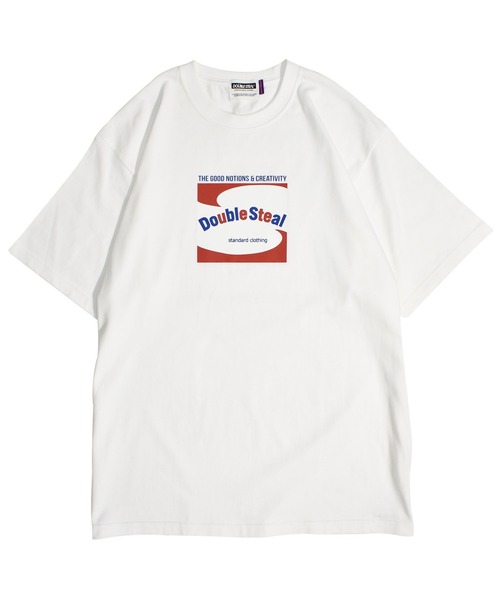 DOUBLE STEAL(ダブルスティール)の「Fontrend LOGO Heavy 半袖Tシャツ(Tシャツ/カットソー・メンズ・ホワイト/ブラック/アーミー・MEDIUM/LARGE/X-LARGE/XX-LARGE)」の20枚目の写真