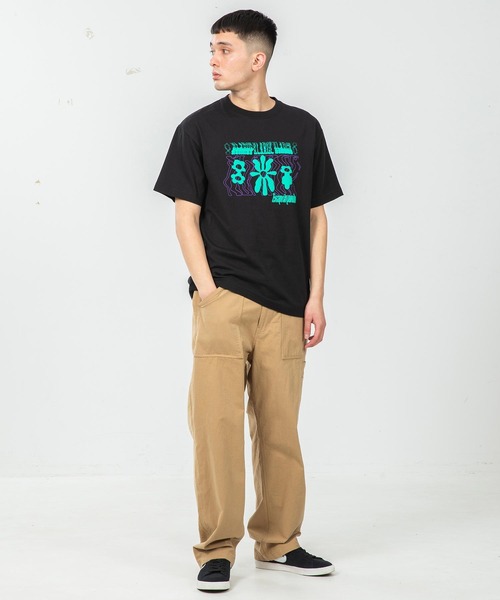 XLARGE（エクストララージ）の「S/S TEE ESCAPE TO PARADISE（Tシャツ/カットソー・メンズ・ホワイト/ブラック/ピンク・S/M/L/XL）」の5枚目の写真