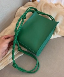 yuue' ( wear ) | 編み込みレザースクエアミニショルダーバッグ(ショルダーバッグ)