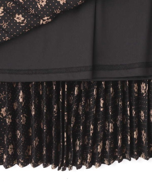 N.(N. Natural Beauty Basic)(エヌエヌナチュラルビューティーベーシック)の「フラワードットプリーツスカート(スカート・レディース・ブラック系その他/ホワイト系その他・MEDIUM)」の18枚目の写真
