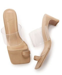 EVOL | 21SS春夏新作【EVOL】クリアベルトスクエアサンダル IQ9578(サンダル)