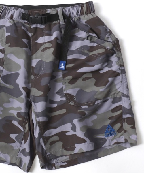 GERRY（ジェリー）の「GERRY/ジェリー 水陸両用 接触冷感 UVカット ナイロン ロゴ ワンポイント刺繍 無地 クライミング ガーデニング ベイカー ショートパンツ/ハーフパンツ/ショーツ/カラーパンツ/レディース メンズ（その他パンツ・メンズ・ブラック/ベージュ/パープル/ネイビー/ブルー/グリーン/エメラルド/マスタード/ブラック系その他/チャコール/サックスブルー/オリーブ/ブラウン系その他/ブルー系その他/オレンジ/ブラウン系その他2/グリーン系その他/グレー系その他/セージグリーン/モスグリーン/ライム/グレイッシュブルー/サーモンピンク/グレイッシュベージュ/ブラウン/ピンク/ライトグレー/グリーン系その他2/グリーン系その他3/グレー系その他2/イエロー系その他/ダークグリーン・LL/M/L）」の7枚目の写真