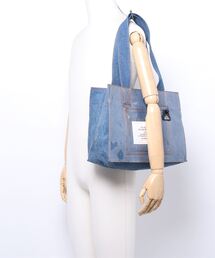 DIESEL BRAVE MAN デニム調 メッセンジャーバッグ ブルー DIESEL BRAVE