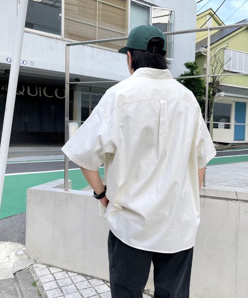 WHO'S WHO gallery（フーズフーギャラリー）の「【KOOKY'N/クーキー】チェックシャツ（シャツ/ブラウス・メンズ・ブラック/サックスブルー/グリーン/クリーム/黄緑系・FREE）」の8枚目の写真