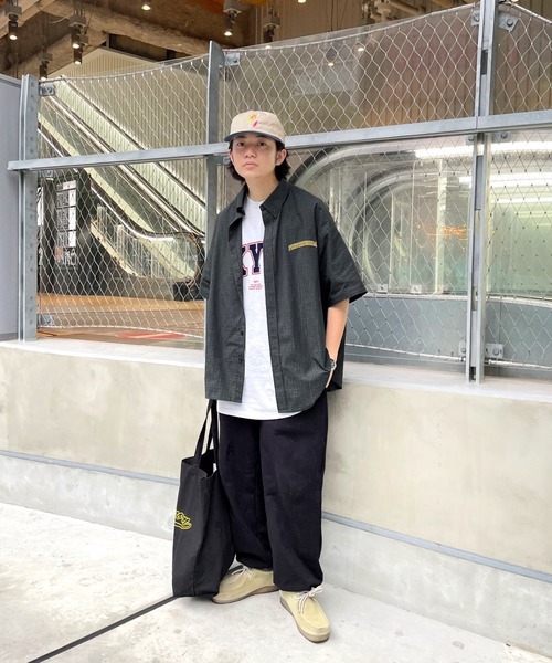 WHO'S WHO gallery（フーズフーギャラリー）の「【KOOKY'N/クーキー】チェックシャツ（シャツ/ブラウス・メンズ・ブラック/サックスブルー/グリーン/クリーム/黄緑系・FREE）」の16枚目の写真