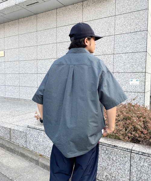 WHO'S WHO gallery（フーズフーギャラリー）の「【KOOKY'N/クーキー】チェックシャツ（シャツ/ブラウス・メンズ・ブラック/サックスブルー/グリーン/クリーム/黄緑系・FREE）」の21枚目の写真