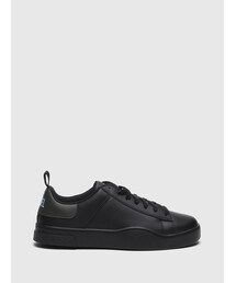 DIESEL | メンズ カラーブロック カウレザー スニーカー(スニーカー)