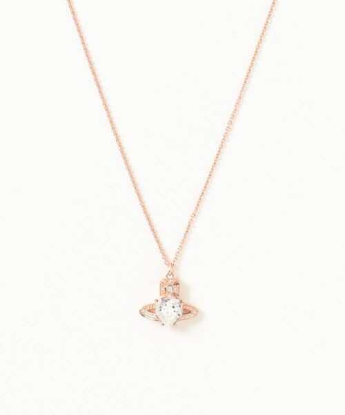 Vivienne Westwood(ヴィヴィアンウエストウッド)の「63020047-CN/ARIELLA PENDANT(ネックレス・レディース・ピンク/シルバー/ゴールド・FREE)」の2枚目の写真