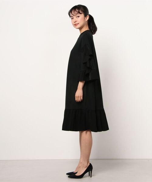 SueUNDERCOVER(スーアンダーカバー)の「SU2A1803(ワンピース・レディース・ブラック/ボルドー/オフホワイト・2/1)」の10枚目の写真