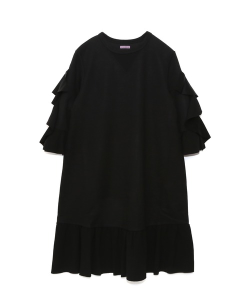 SueUNDERCOVER(スーアンダーカバー)の「SU2A1803(ワンピース・レディース・ブラック/ボルドー/オフホワイト・2/1)」の2枚目の写真