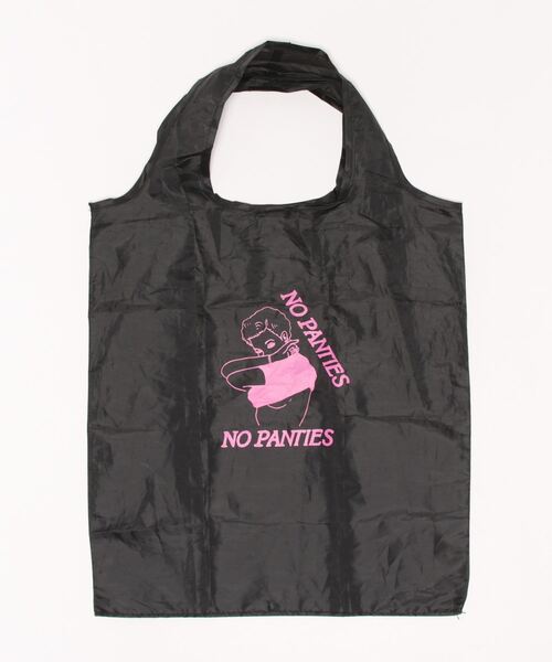 LITTLE UNION(リトルユニオン)の「【NO PANTIES】NP NO PANTIES EcoBag(エコバッグ/サブバッグ・レディース・ブラック・FREE)」の1枚目の写真