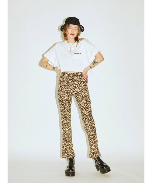 jouetie（ジュエティ）の「クロップドロゴ Tシャツ（Tシャツ/カットソー・レディース・オフホワイト/ブラック/パープル・MEDIUM）」の19枚目の写真