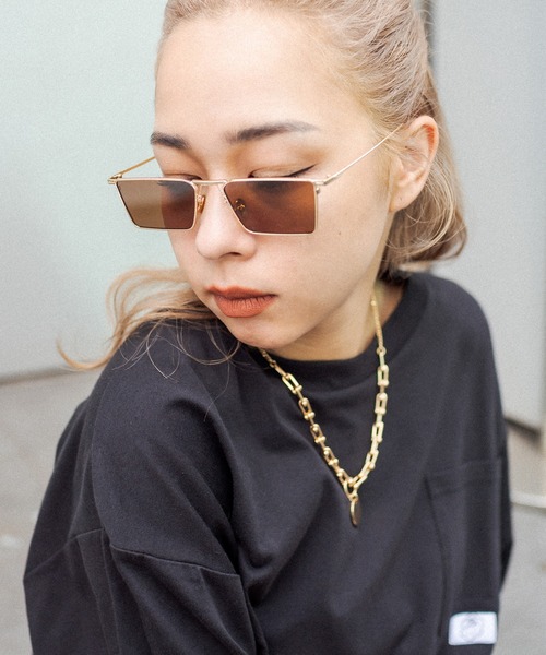 RASVOA（ラスボア）の「ＢＡＤメガネ（サングラス・レディース・ブラウン/ブルー/クリア・FREE）」の7枚目の写真