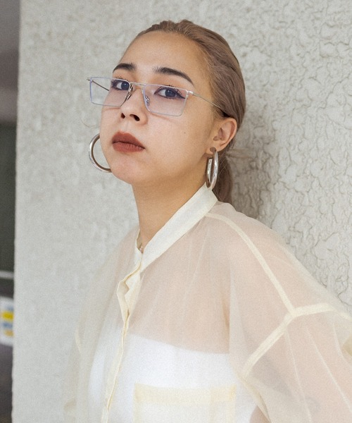 RASVOA（ラスボア）の「ＢＡＤメガネ（サングラス・レディース・ブラウン/ブルー/クリア・FREE）」の20枚目の写真