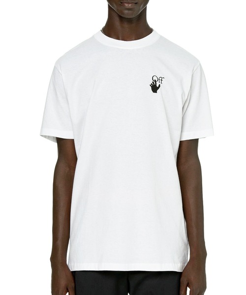 off white(オフホワイト)の「OFF WHITE (オフ ホワイト) MARKER スリムクルーネック 半袖Tシャツ(Tシャツ/カットソー・メンズ・ホワイト系その他/ブラック系その他・M/L/XL/XXL)」の20枚目の写真