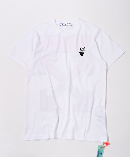 off white(オフホワイト)の「OFF WHITE (オフ ホワイト) MARKER スリムクルーネック 半袖Tシャツ(Tシャツ/カットソー・メンズ・ホワイト系その他/ブラック系その他・M/L/XL/XXL)」の9枚目の写真