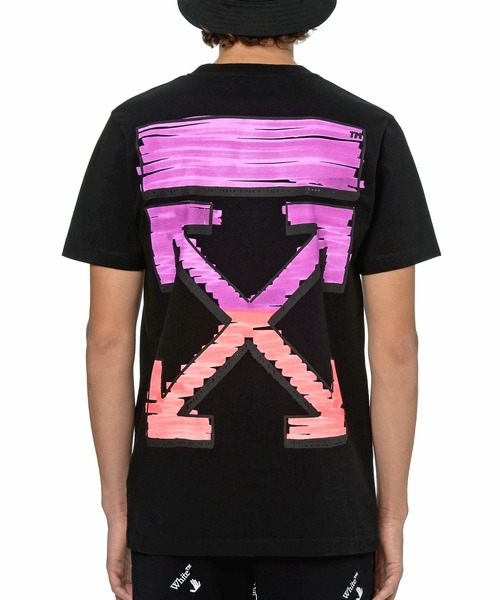 off white(オフホワイト)の「OFF WHITE (オフ ホワイト) MARKER スリムクルーネック 半袖Tシャツ(Tシャツ/カットソー・メンズ・ホワイト系その他/ブラック系その他・M/L/XL/XXL)」の13枚目の写真