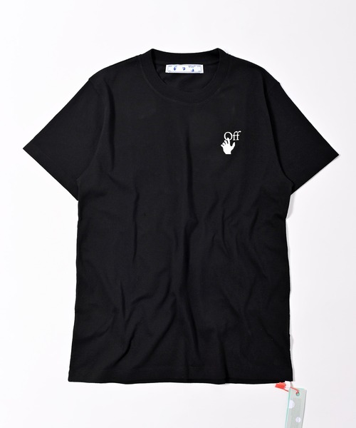 off white(オフホワイト)の「OFF WHITE (オフ ホワイト) MARKER スリムクルーネック 半袖Tシャツ(Tシャツ/カットソー・メンズ・ホワイト系その他/ブラック系その他・M/L/XL/XXL)」の4枚目の写真