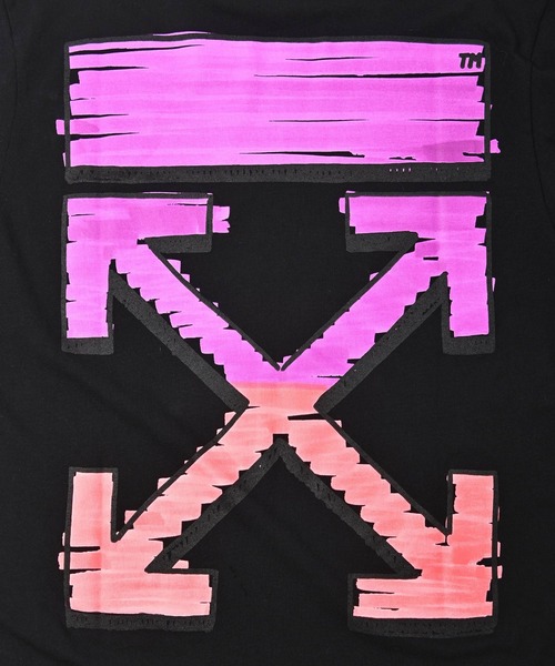 off white(オフホワイト)の「OFF WHITE (オフ ホワイト) MARKER スリムクルーネック 半袖Tシャツ(Tシャツ/カットソー・メンズ・ホワイト系その他/ブラック系その他・M/L/XL/XXL)」の14枚目の写真