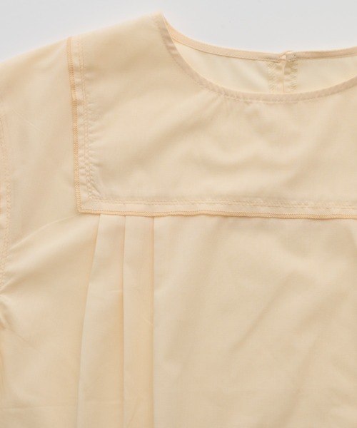 Ambre Neige（アンブルネージュ）の「パイピングパワショルブラウス／【WEB/EC限定商品】（シャツ/ブラウス・レディース・ホワイト/クリーム/キャメル・FREE）」の22枚目の写真
