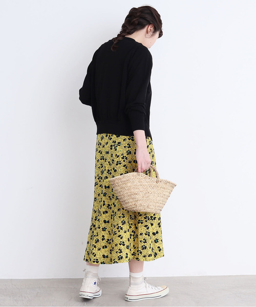 CHILD WOMAN（チャイルドウーマン）の「ICE COTTON クルーカーディガン（ニット/セーター・レディース・レッド/ダークブラウン/ホワイト/ブラック/グリーン/ピンク・FREE）」の19枚目の写真