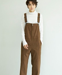 GALLARDAGALANTE（ガリャルダガランテ）の「エコスエードオーバーオール（サロペット/オーバーオール）」