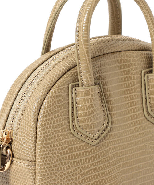 B:MING by BEAMS（ビーミングバイビームス）の「B:MING by BEAMS / ミニボストン ショルダーバッグ 21AW（ハンドバッグ・レディース・グリーン系その他/ベージュ/ブラウン・ONE SIZE）」の6枚目の写真