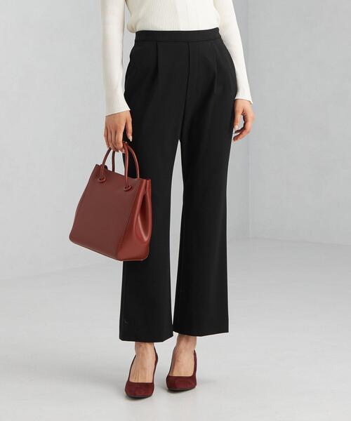 green label relaxing（グリーンレーベルリラクシング）の「フレックス ムーブ フレア パンツ -ウォッシャブル- -ストレッチ-（その他パンツ・レディース・ネイビー/ブラウン/ナチュラル・44/46/40/38/42/36/34）」の3枚目の写真