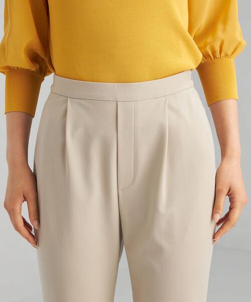 green label relaxing（グリーンレーベルリラクシング）の「フレックス ムーブ フレア パンツ -ウォッシャブル- -ストレッチ-（その他パンツ・レディース・ネイビー/ブラウン/ナチュラル・44/46/40/38/42/36/34）」の4枚目の写真