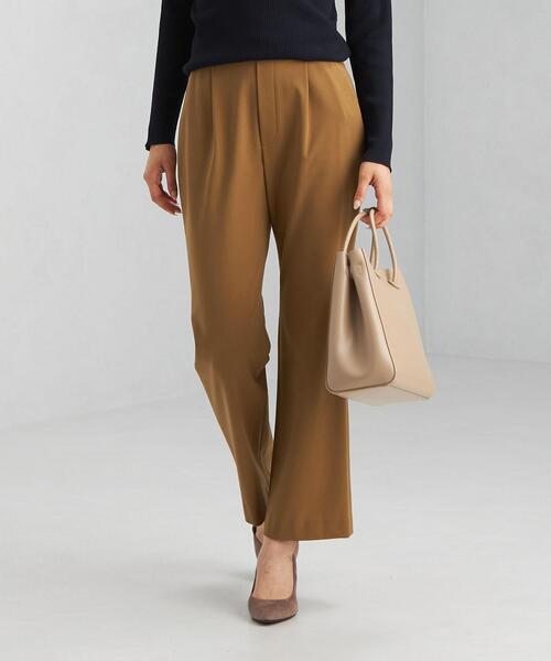 green label relaxing（グリーンレーベルリラクシング）の「フレックス ムーブ フレア パンツ -ウォッシャブル- -ストレッチ-（その他パンツ・レディース・ネイビー/ブラウン/ナチュラル・44/46/40/38/42/36/34）」の12枚目の写真