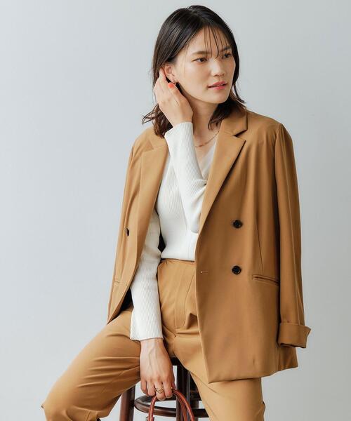 green label relaxing（グリーンレーベルリラクシング）の「フレックス ムーブ フレア パンツ -ウォッシャブル- -ストレッチ-（その他パンツ・レディース・ネイビー/ブラウン/ナチュラル・44/46/40/38/42/36/34）」の19枚目の写真