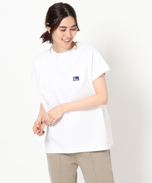 PENFIELD USA（ペンフィールドユーエスエー）の「◆【PENFIELD/ペンフィールド】モックフレンチプルオーバー（Tシャツ/カットソー・レディース・オフホワイト/ライトベージュ・12）」の2枚目の写真
