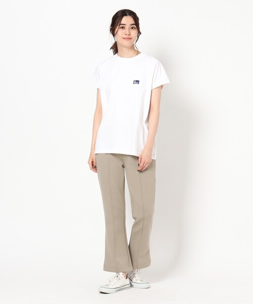 PENFIELD USA（ペンフィールドユーエスエー）の「◆【PENFIELD/ペンフィールド】モックフレンチプルオーバー（Tシャツ/カットソー・レディース・オフホワイト/ライトベージュ・12）」の6枚目の写真