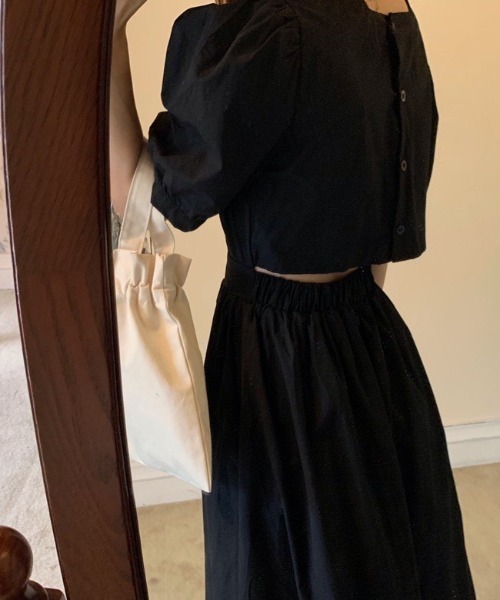 LAC-VERT（ラック・ヴェール）の「コットンロングワンピース（ワンピース・レディース・ホワイト/ブラック/カーキ・FREE）」の17枚目の写真