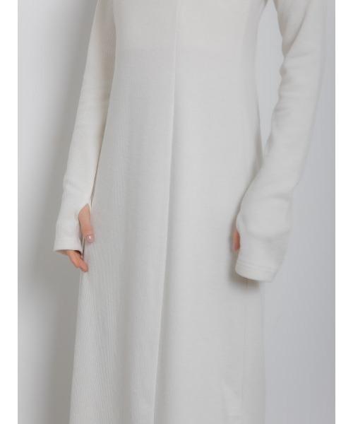 Ayla（アイラ）の「layered design onepiece（ワンピース・レディース・アイボリー/ダークグレー・FREE）」の14枚目の写真