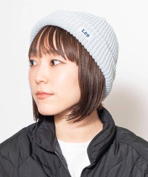 Lee（リー）の「Lee SHORTWATCH REPOLY POLYGIENE（ニットキャップ/ビーニー・メンズ・モスグリーン/グレー/ベージュ/ブラック・57~59cm）」の3枚目の写真