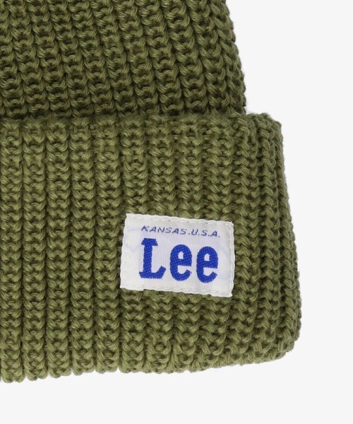 Lee（リー）の「Lee SHORTWATCH REPOLY POLYGIENE（ニットキャップ/ビーニー・メンズ・モスグリーン/グレー/ベージュ/ブラック・57~59cm）」の10枚目の写真