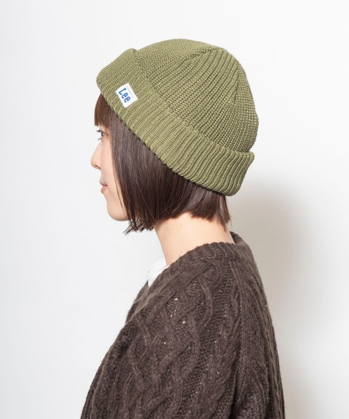 Lee（リー）の「Lee SHORTWATCH REPOLY POLYGIENE（ニットキャップ/ビーニー・メンズ・モスグリーン/グレー/ベージュ/ブラック・57~59cm）」の18枚目の写真