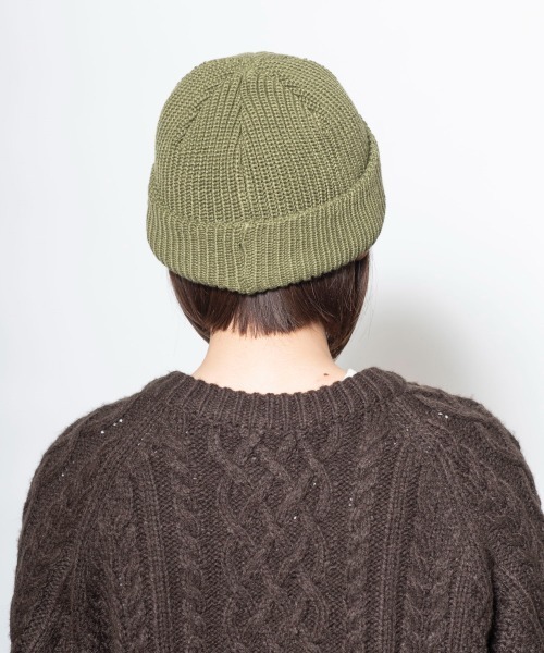Lee（リー）の「Lee SHORTWATCH REPOLY POLYGIENE（ニットキャップ/ビーニー・メンズ・モスグリーン/グレー/ベージュ/ブラック・57~59cm）」の17枚目の写真
