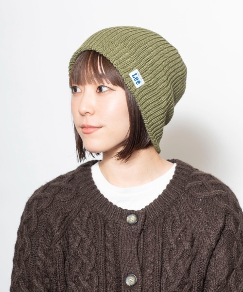 Lee（リー）の「Lee SHORTWATCH REPOLY POLYGIENE（ニットキャップ/ビーニー・メンズ・モスグリーン/グレー/ベージュ/ブラック・57~59cm）」の16枚目の写真