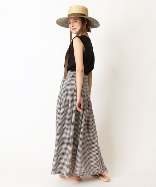 U by SPICK&SPAN(ユーバイスピックアンドスパン)の「ベーシックノースリーブTEE2◆(Tシャツ/カットソー・レディース・ブラック/ベージュ/カーキ・FREE)」の14枚目の写真