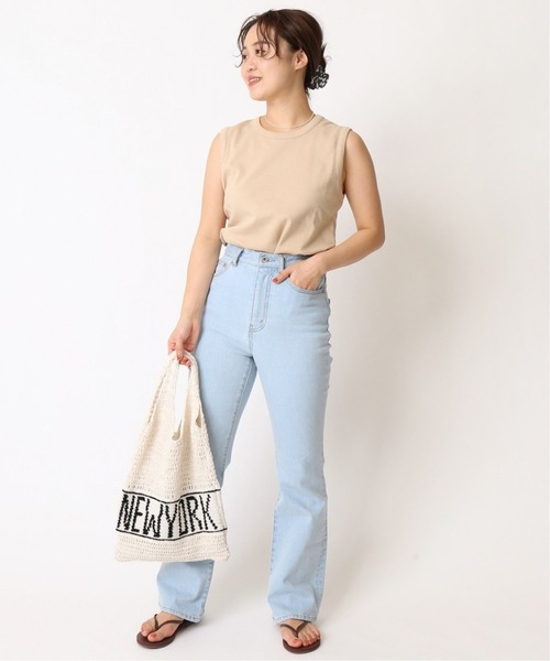 U by SPICK&SPAN(ユーバイスピックアンドスパン)の「ベーシックノースリーブTEE2◆(Tシャツ/カットソー・レディース・ブラック/ベージュ/カーキ・FREE)」の9枚目の写真