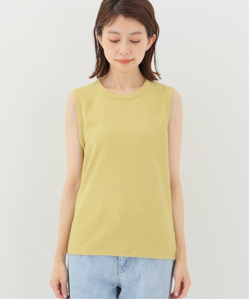 U by SPICK&SPAN(ユーバイスピックアンドスパン)の「ベーシックノースリーブTEE2◆(Tシャツ/カットソー・レディース・ブラック/ベージュ/カーキ・FREE)」の16枚目の写真