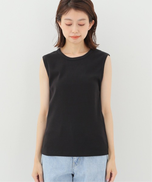 U by SPICK&SPAN(ユーバイスピックアンドスパン)の「ベーシックノースリーブTEE2◆(Tシャツ/カットソー・レディース・ブラック/ベージュ/カーキ・FREE)」の21枚目の写真